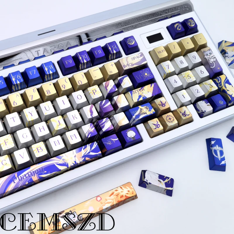Pré-venda jogo quente honkai star rail phainon keycap anime dos desenhos animados 3d acessórios de teclado kanlana cosplay adereços presentes de halloween