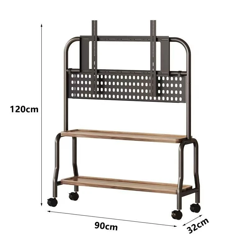 

TV floor bracket living room bedroom stainless steel art mobile