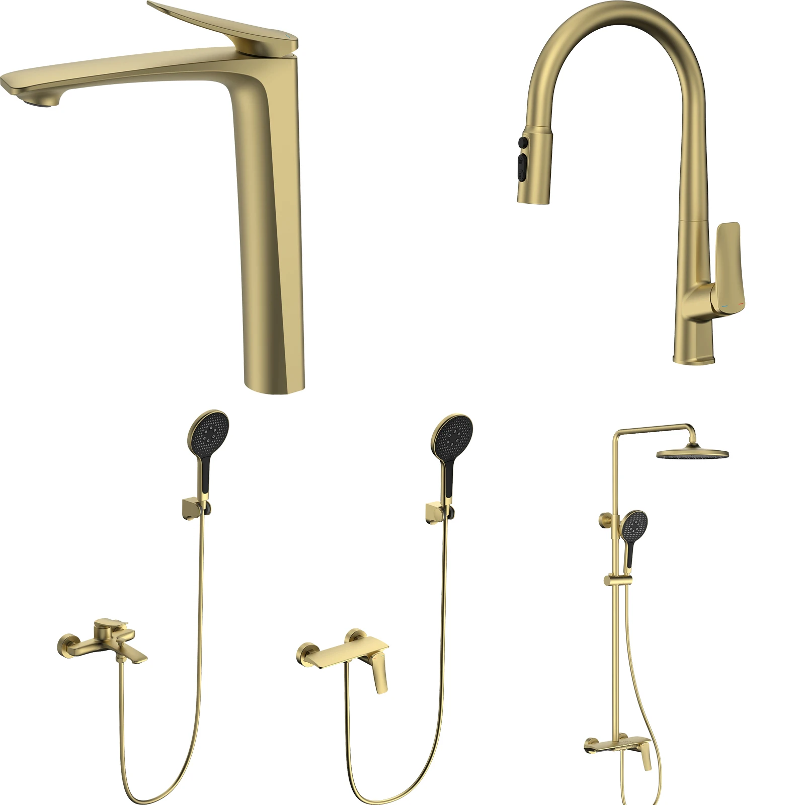 Bathroom Shower Faucet /Basin Faucet Mixer Brass Faucet Bathtub Shower System Hot and Cold Shower Sets
