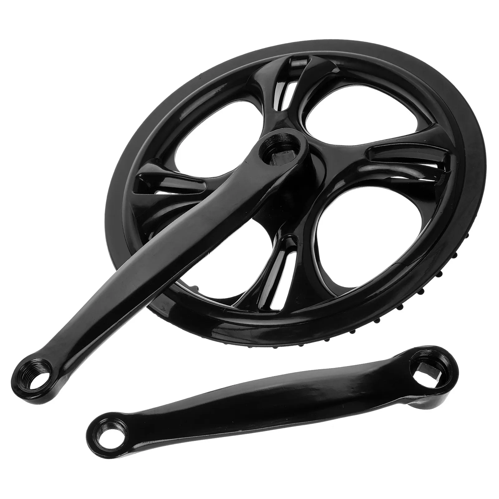 1set-lightweight-mountain-bike-crank-set-single-speed-oval-disc-chainring-anti-slip-design-for-daily-commute-leisure-riding