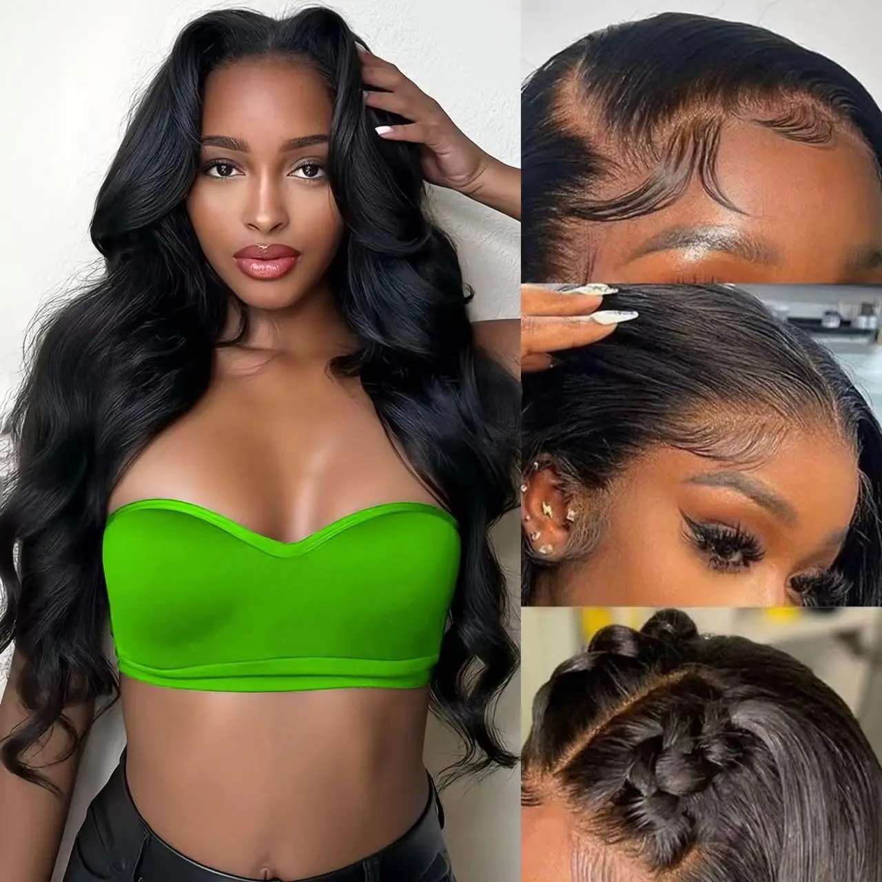 

360 Full Lace Front Wig Human Hair Wigs Body Wave 13x6 13x4 Transparent Lace Front Wig Human Hair Pre Plucked Deep Curly Lace Fr