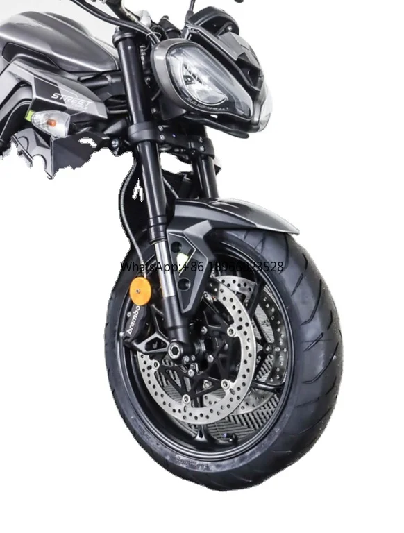 Triumph Street Triple, 765 R, branco cristal, navio mais vendido, 2022