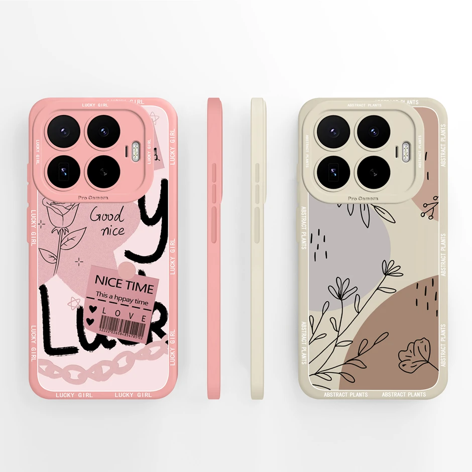 Cases For Xiaomi 17T 17 Pro Max Heart Panda Cat Antifouling Anti-drop Fashion Liquid Silicone Bumper For Xiaomi17TPro Funda Capa
