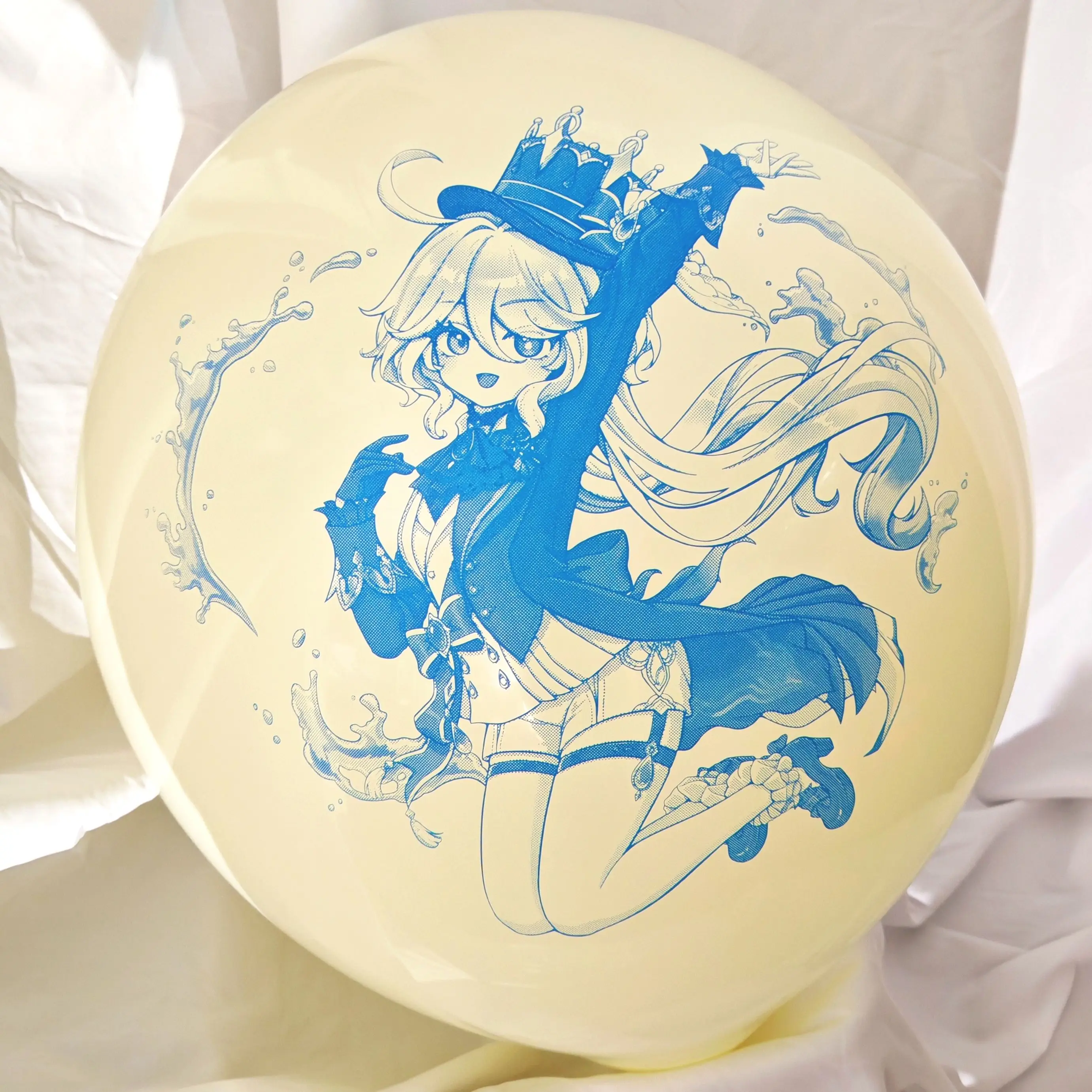 بالونات مطبوعة بتصميم أنمي لمهرجان تيفات من فونينجا، بالونات كرتونية برقم شريطي 08900 لتزيين المهرجانات والحفلات #3