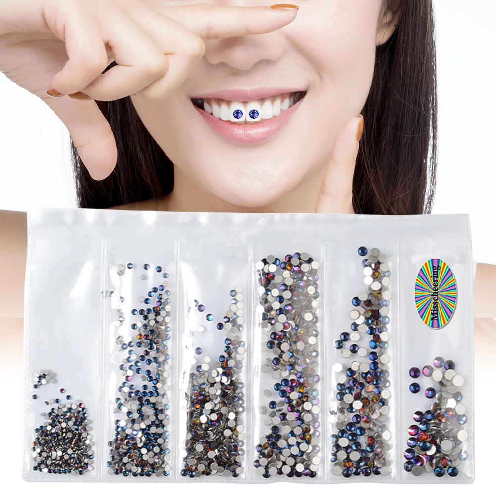 1 Set Dental Tooth Gems Crystal Glass Diamond Butterfly Shaped Ornament Diy Tools Various Shapes Color Teeth Jewelry Decorations