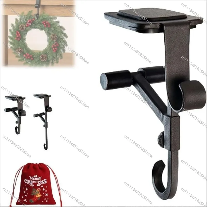 For Mantle Garland Holder Adjustable Christmas Hanger with Double Hook