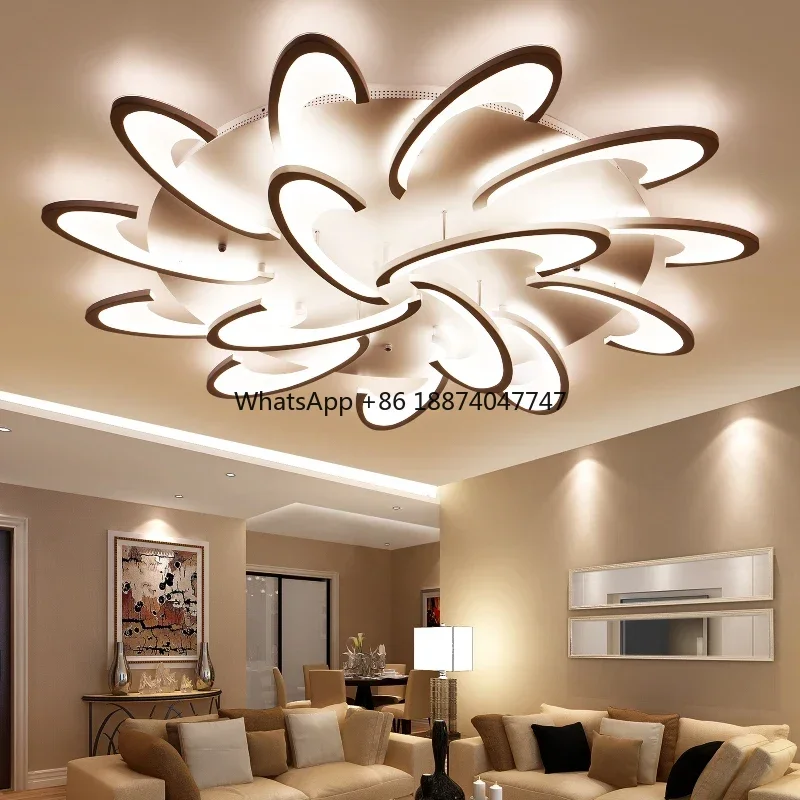 OKELI New Design Indoor Dining Room Living Room Acrylic Modern Led Ceiling Lamp