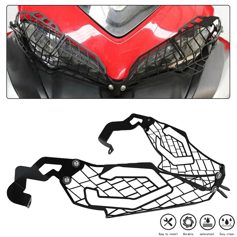 Headlight Protector Grille Guard Cover Protection Grill For Ducati MULTISTRADA 1260 1200 950 S D AIR GRAND ENDURO PIKES PEAK