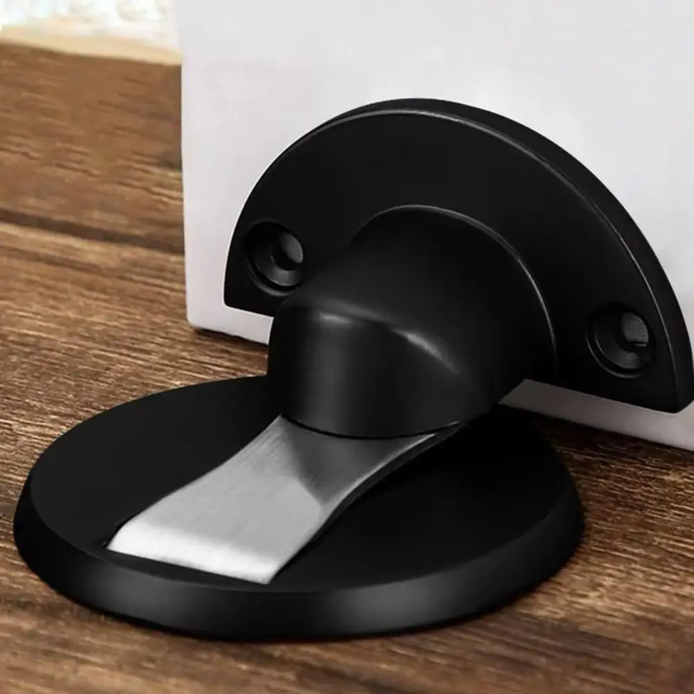 

Adjustable Stainless Steel Door Stop Punch-free Strong Magnetic Anti-collision Door Stopper Invisible Bathroom Floor Door Stop