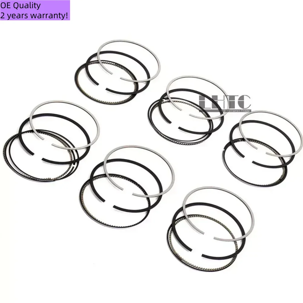 

Premium6pcs Piston Rings Set STD Φ84mm OE# 11 25 7 811 793 For BMW 330d 535d X5 E90 F10 F30 N57 3.0 Diesel