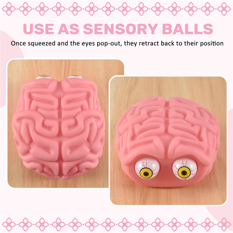 

M15kflippy Brain Eye Popping Squeeze Fidget Toys крутые вещи розыгрыши гаджеты снятие стресса сенсорные СДВГ приколы для аутизма