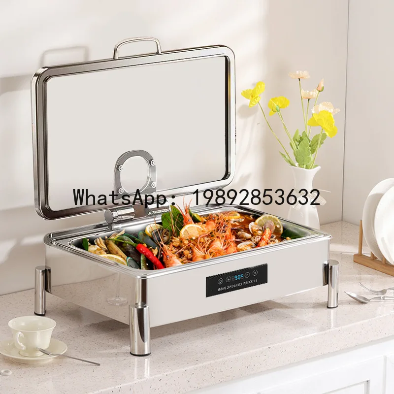ZF Hotel Restaurant 304 Stainless Steel Visible Hydraulic Buffet Stove Intelligent CNC Electric Heating