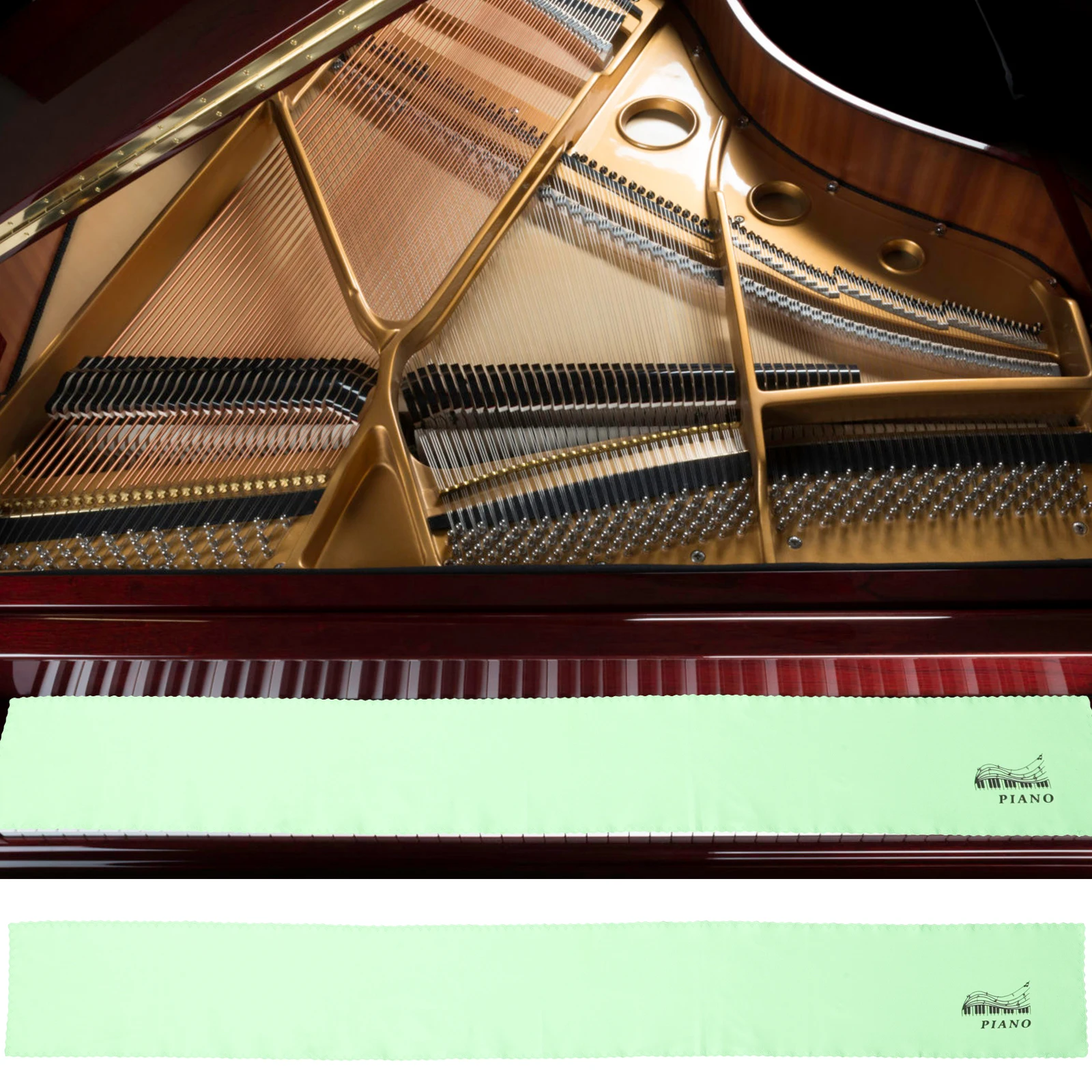 

Piano Keyboard Dust Cloth Cover Protective Electric Dustproof Electronic Accessories Polyester