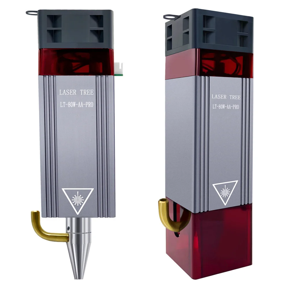 10W High Power Laser Module with Laser Tree, Air-Assisted Laser Head CNC Engraving and Cutting DIY Tool