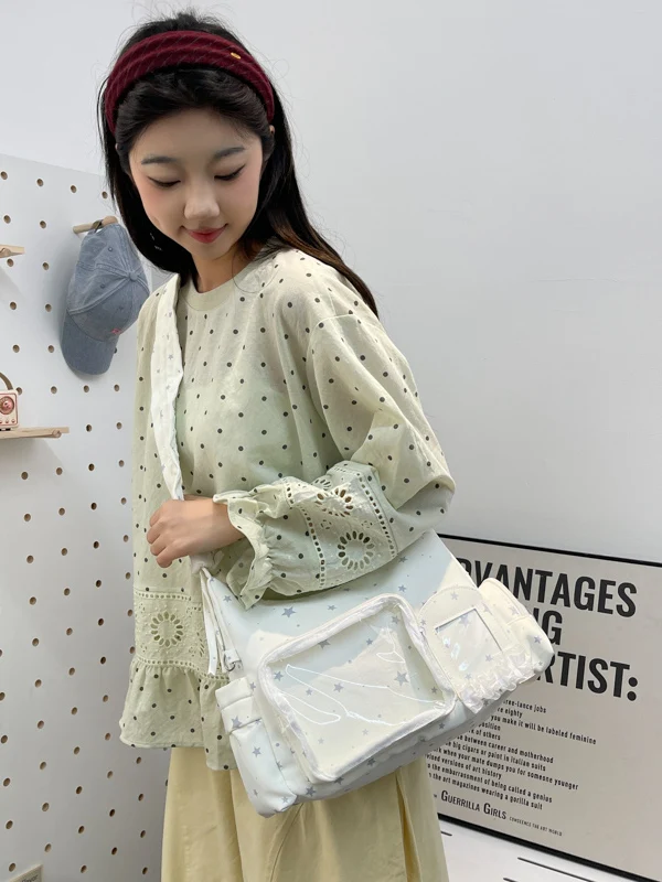 Spring 2026 New Style Student Boston Pain Bag Snack Size Korean Style Single Shoulder Slant Cross Bag Secondary Grain Bag