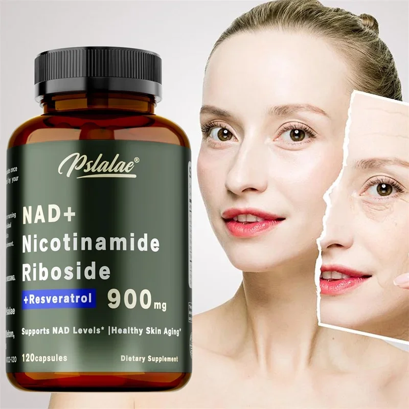 

NAD+ Nicotinamide Riboside - Promotes Healthy Aging, Cell Repair and Overall Vitality, Enhances Natural Energy