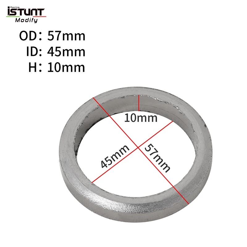 For KTM DUKE 125 250 390 RC390 2017 2018 2019 2020 SVARTPILEN 401 Motorcycle Exhaust Escape System Muffler Link Pipe Gasket - view 5