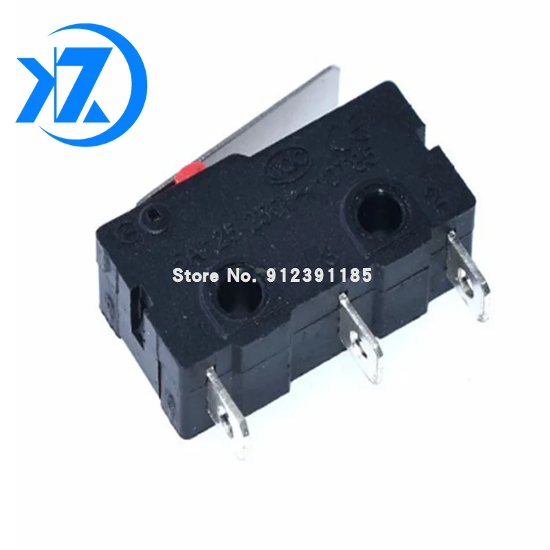 10Pcs KW11 Limit Switch, 3 Pin N/O N/C High quality All New 5A 250VAC KW11-3Z Micro Switch Factory