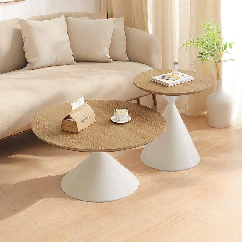 Nordic Round Coffee Table Center Minimalist Transform Simple Living Room Coffee Table Modern Unique Mesa Auxiliar Home Furniture