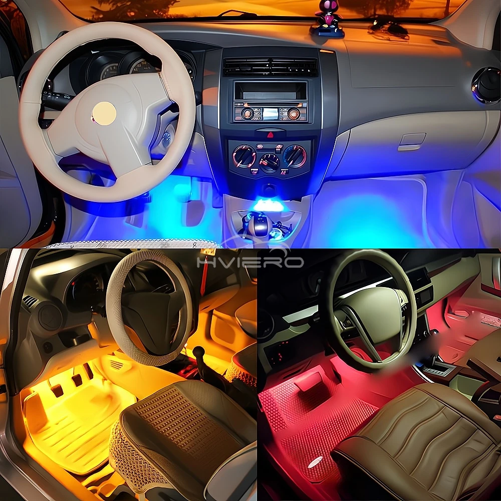 2X Car Leds T10 5050 12SMD 15SMD 24SMD 36SMD Remote Control RGB Panel Reading Dome Festoon BA9S Adapter 12V Interior Auto Light
