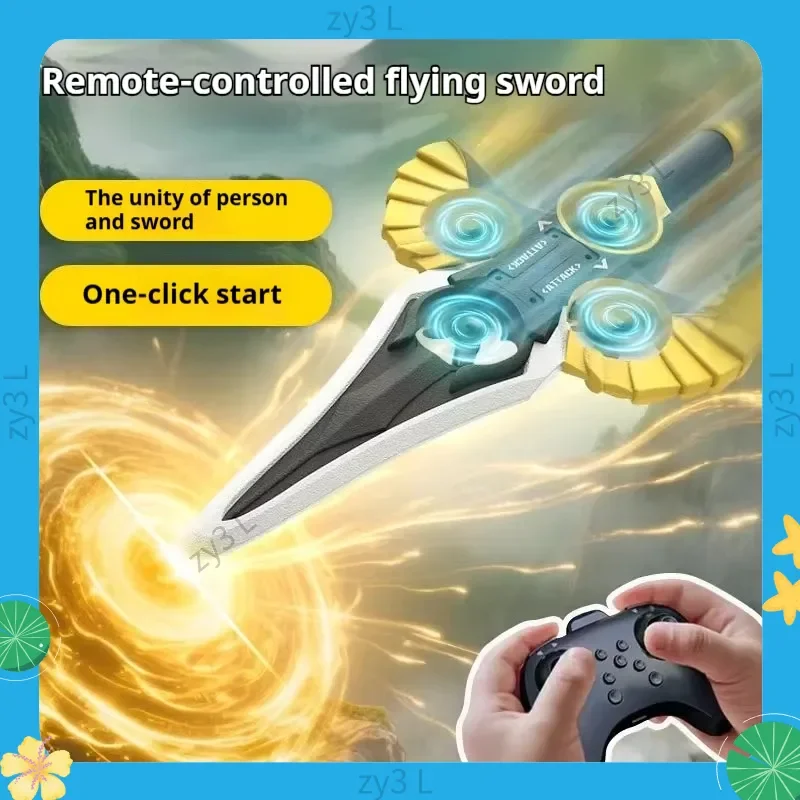 

Сенсорный меч, летающий меч с дистанционным управлением, игрушечный меч-дрон, игрушка для мальчика в самолете, 2025 год, новый индукционный полет