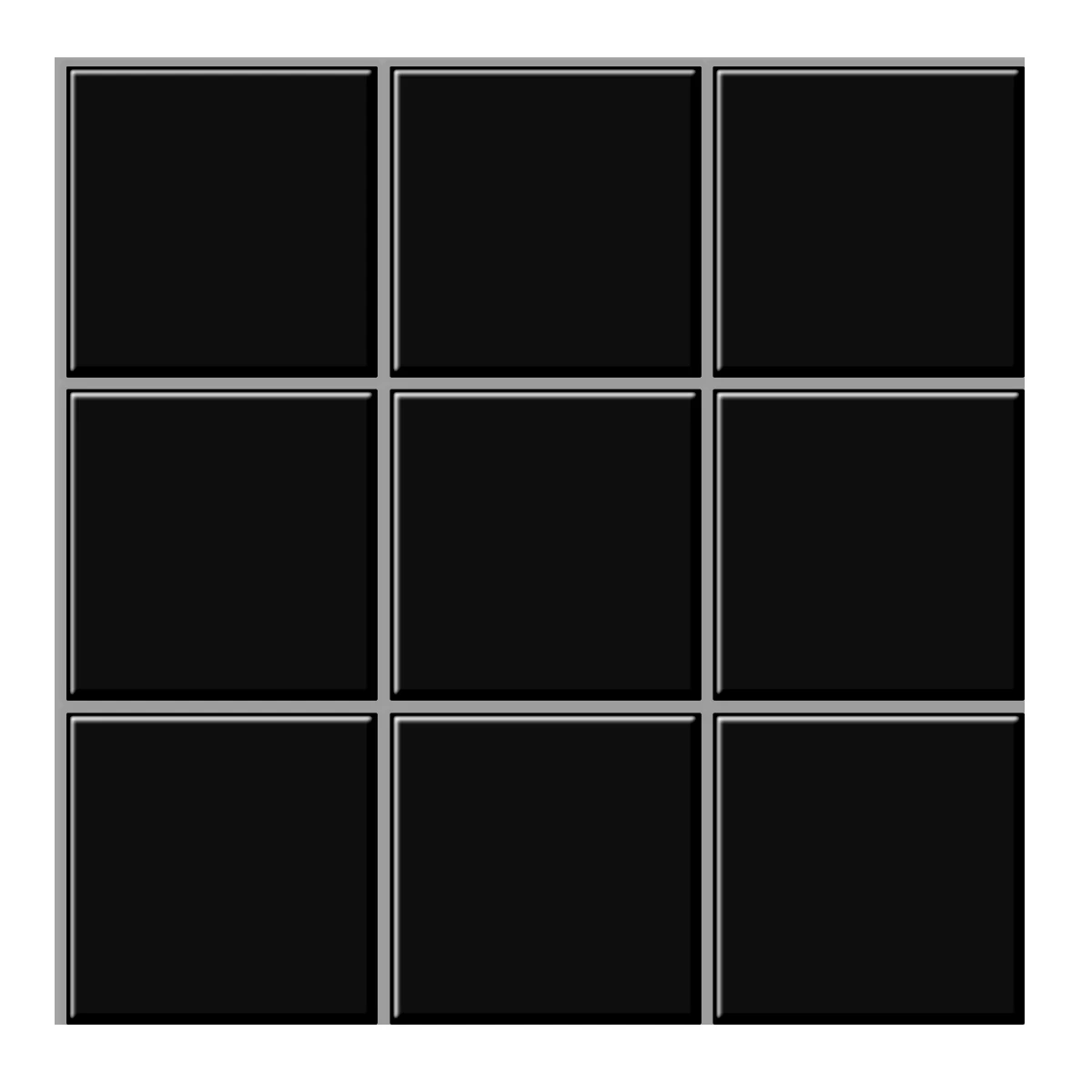 10pcs 1.6mm Thicker Wall Tile Sticker Peel & Stick Square Waterproof Wallpaper Durable Kitchen Splash-proof Tile for Home Decor