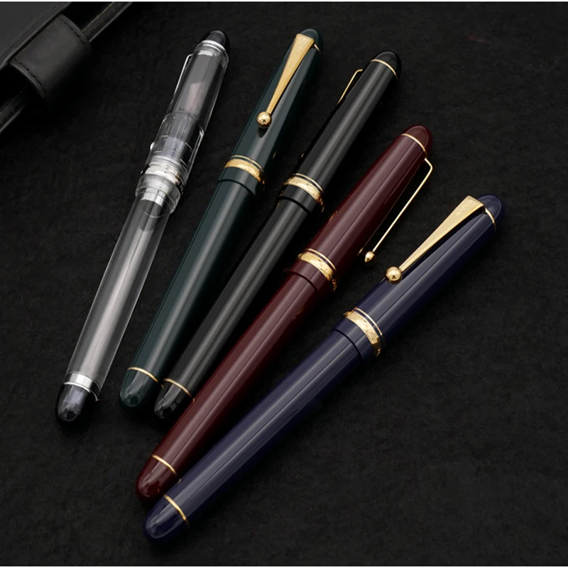PILOT Japan 74 Noble Classic Transparent 14K Gold Fountain Pen CON-70 Men's Business Gift Pen