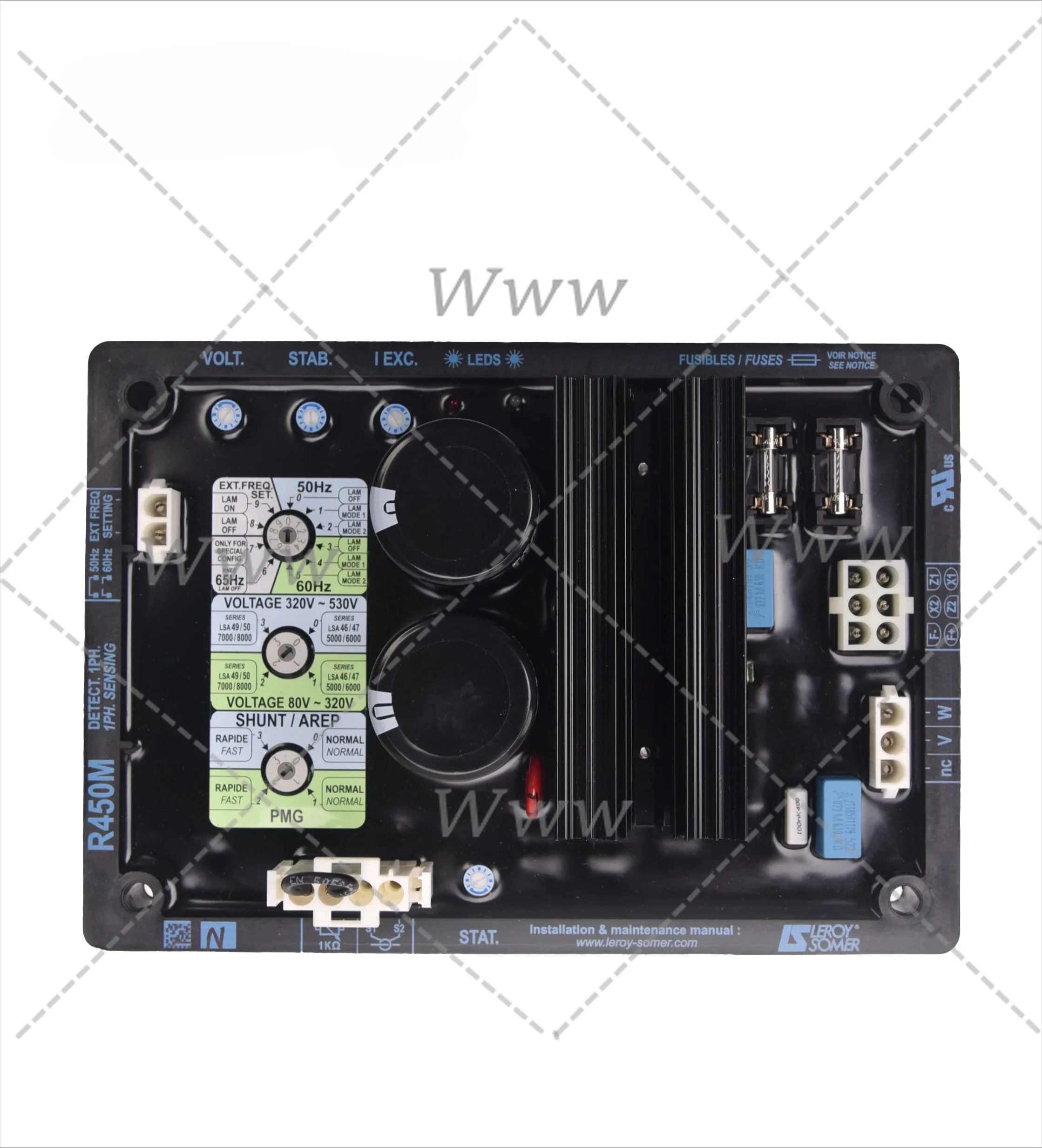 

R450 R450M R450T Automatic Voltage Regulator AVR for Diesel Leroy Somer Generator Manufacture by China