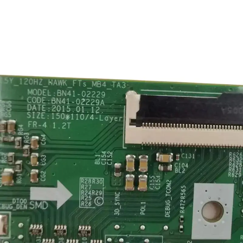 Image 3: Carte logique d'affichage t-con BN41-02229 BN41-02229A, pour SAMSUNG SK98BN950 CTT