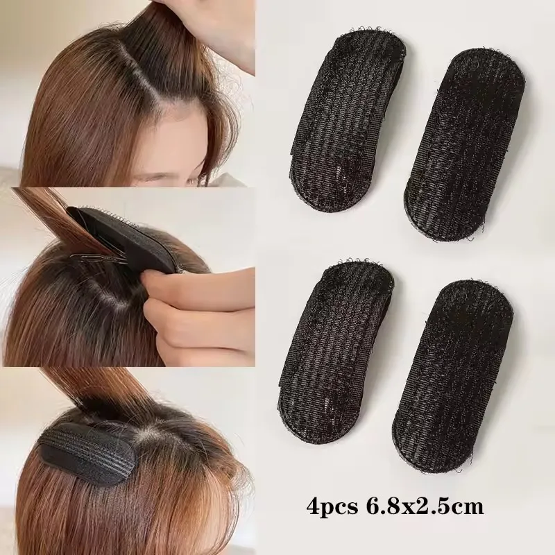 Bladerdeeg Haar Hoofdkussen Onzichtbare Pluizig Haar Pad Spons Clip Broodje Bump It Up Volume Haarbasis voor Vrouwen Meisjes Haarspeld Accessoire