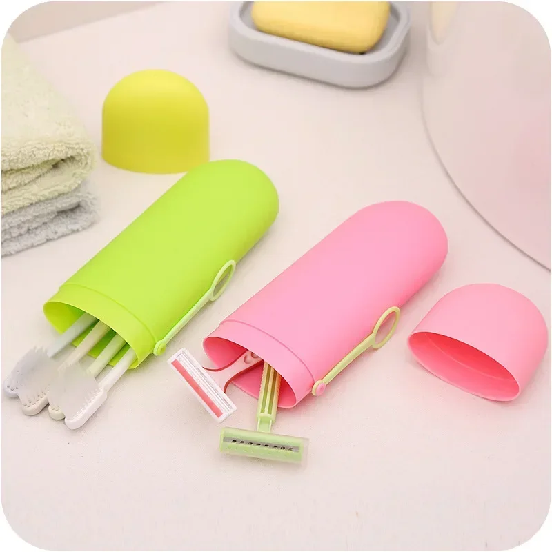 Travel Toothbrush Box Wash Set Candy Color Portable Toothpaste Toothbrush Storage Cup Portable Toothbrush Holder Mouthwash Cup