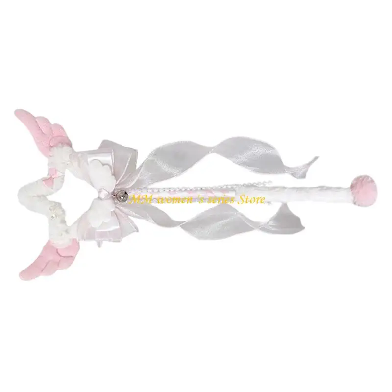 Q39C Sternprinzessin Zauberstäbe für Kinder Sternfeen Zauberstäbe, Sternstäbe, Engel Zauberstäbe Mädchen Halloween Cosplay