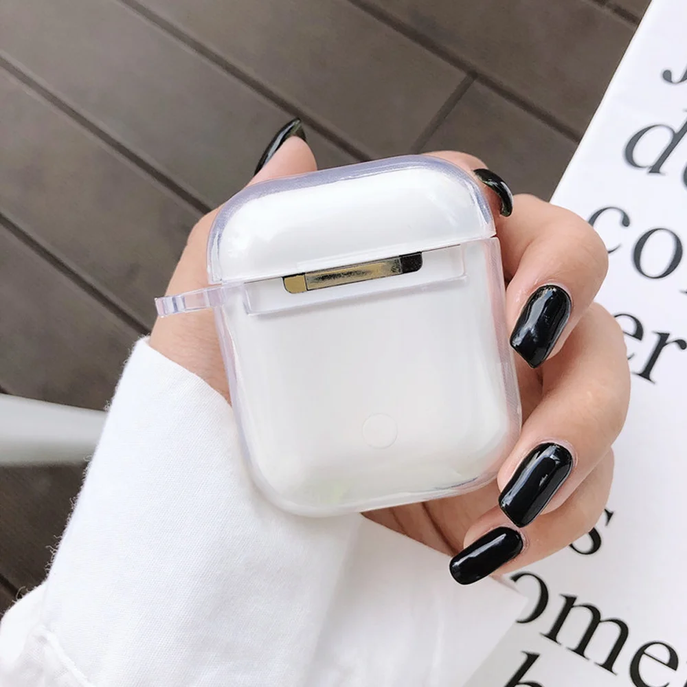 حافظات من السيليكون لهاتف Apple Earphone Case AirPods الجيل الأول / الثاني المضاد للسقوط بنمط الأصدقاء غطاء سماعة رأس بلوتوث لاسلكي