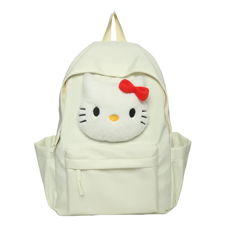 Sanrio Nieuwe Hello Kitty Student Schooltas Cartoon Lichtgewicht En Grote Capaciteit Schattige Casual Rugzak