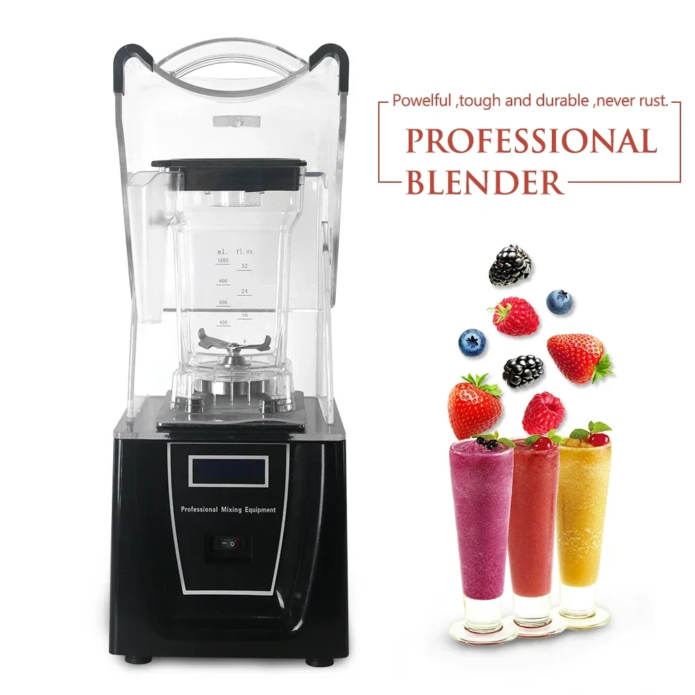 

HomeWise Commercial Blender Smoothie Maker 1500ml Food Mixers with 5 Functions Black/White Juicer 110V/220V/240V