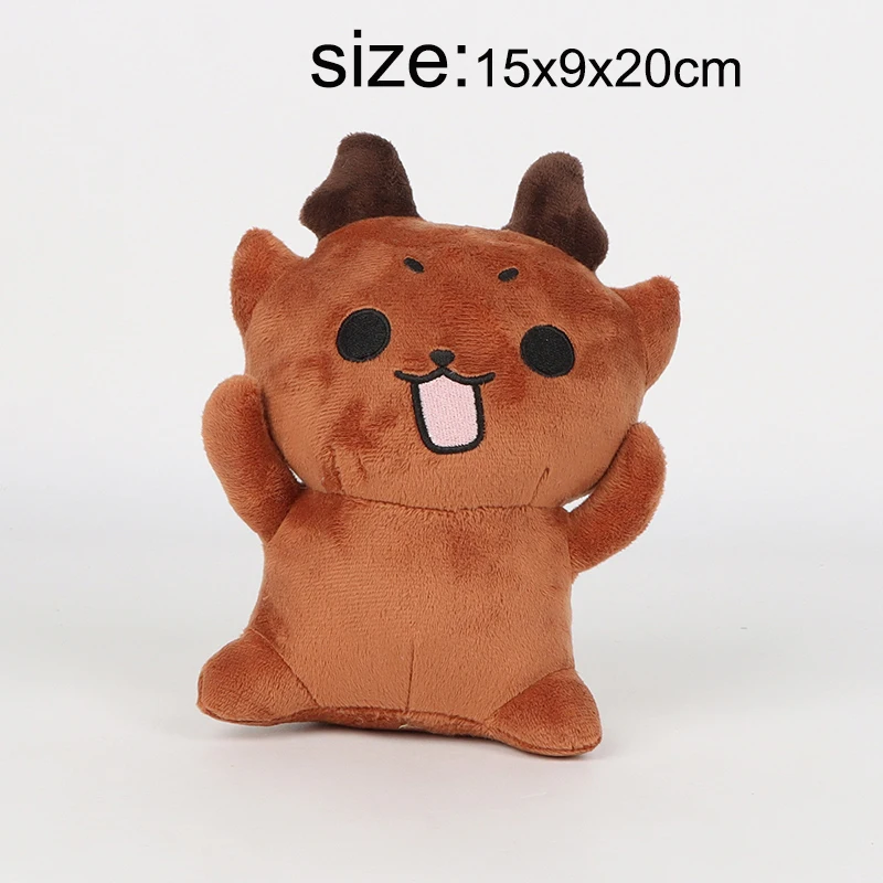 숲속의 99일 염소 봉제 인형 만화 동물 사슴 닭 봉제 인형 생일 크리스마스 선물 장난감 수집품