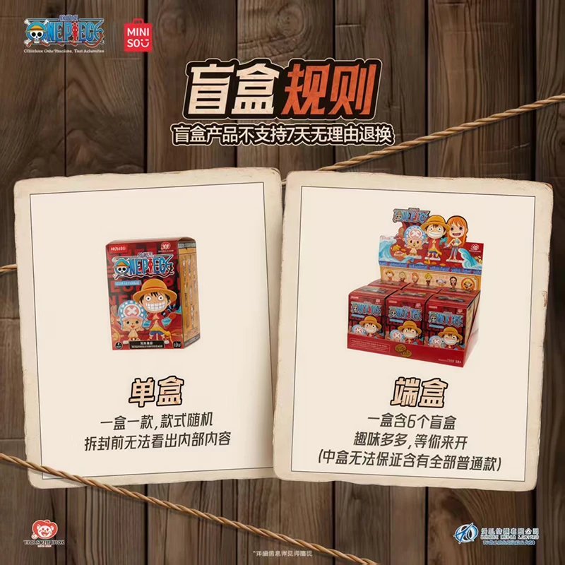 in stock Genuine One Piece Classic Character Series Blind Box LUFFY ZORO SANJI CHOPPEP NAMI ROBIN USOPP Collector Figurine Toys