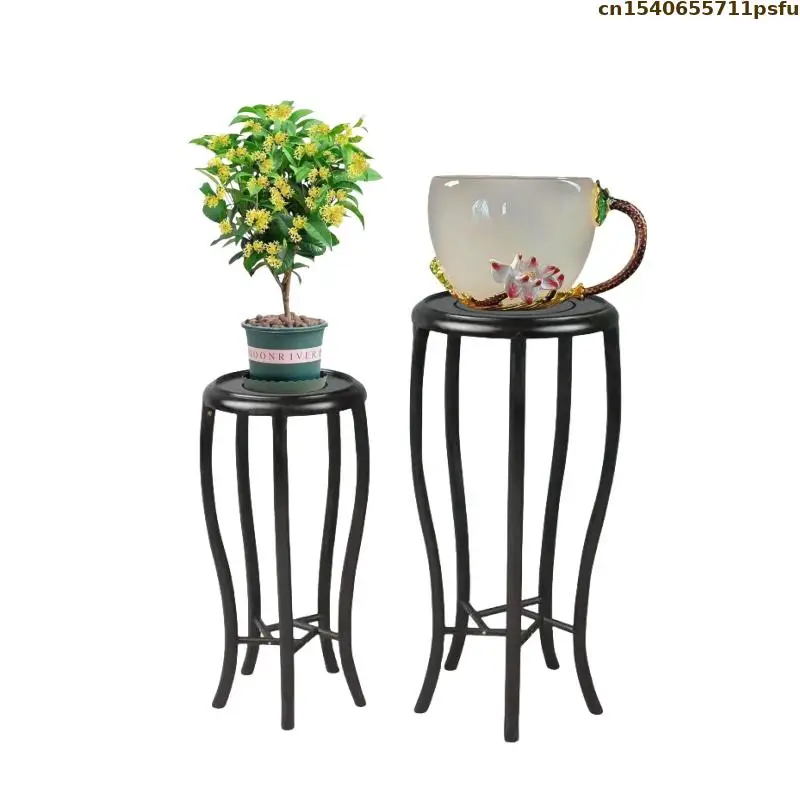 

Miniature Wooden Retro Display Stand - Tea Set Coffee Pedestal Flower Pot Bonsai Plant Shelves Figurines Sorting Table Rack