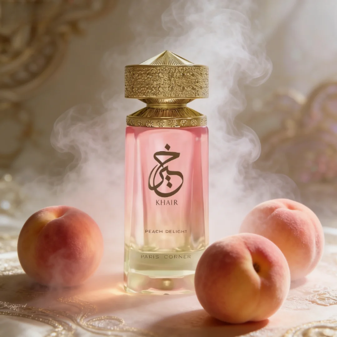 

Khair Peach Delulu Women's Perfume - Oriental Arabian Dubai Fragrance, Peach Scent, Eau de Cologne, Long-lasting Fragrance 100ml