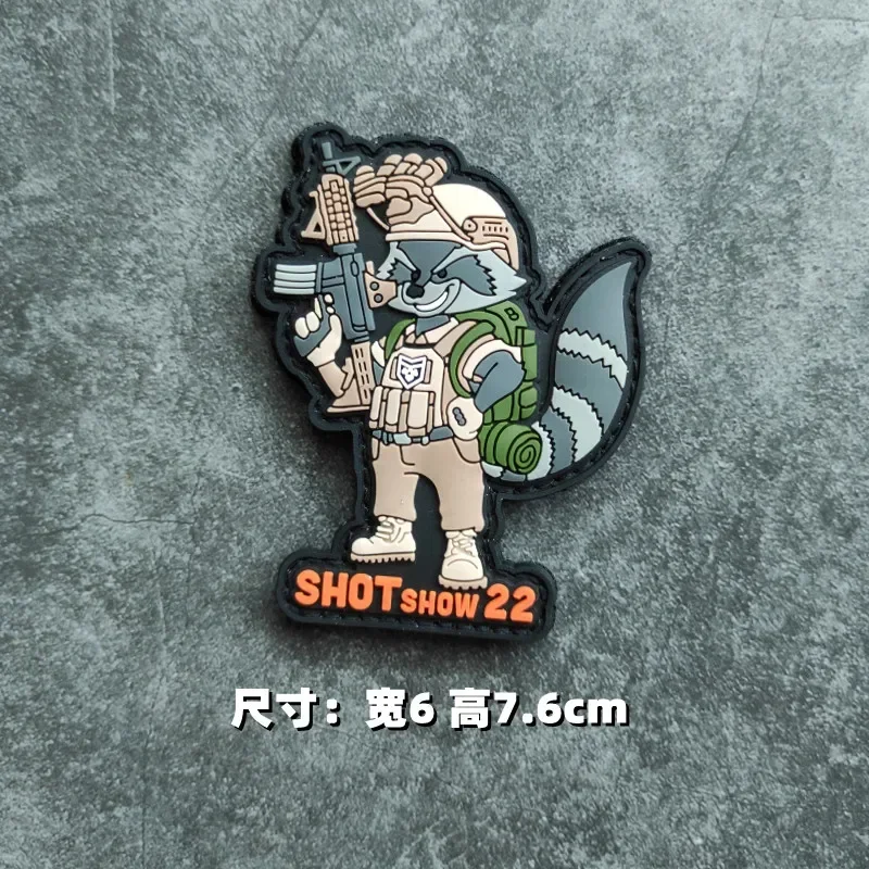 خوذة الجمجمة الجندي هوك وحلقة التصحيح البلاستيكية للرؤية الليلية على ظهره شعارات التصحيح الطلقات العسكرية اطلاق النار شارة الأخلاق التكتيكية #2