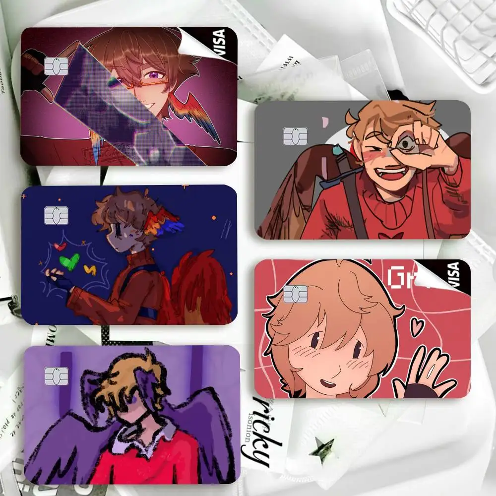 For Grian Employee  Waterproof Film Skin Cover Credit Card Stickers Debit Front Bank Bus Pass
