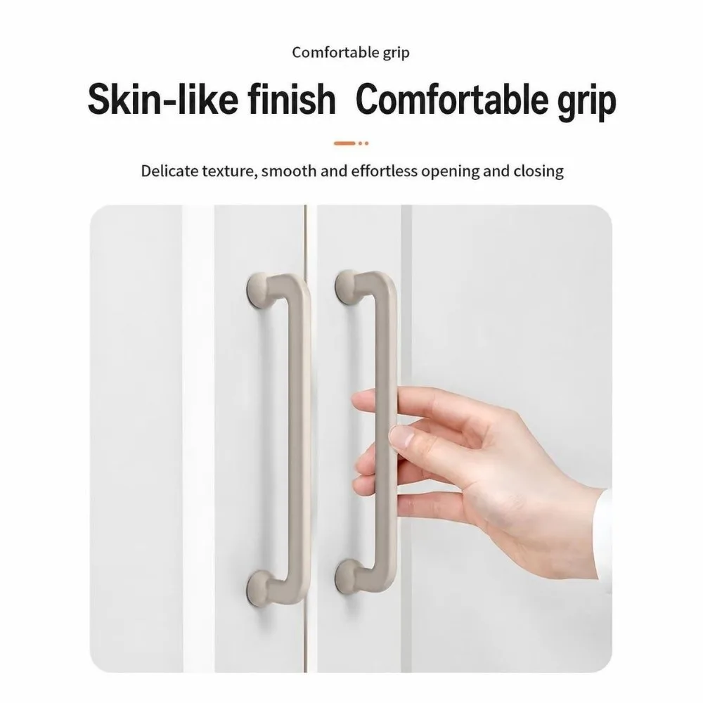 Zinc Alloy Cabinet Door Handle Colorful Versatile Wardrobe Handle Baking Paint Finish Surface Treatment Drawer Knobs
