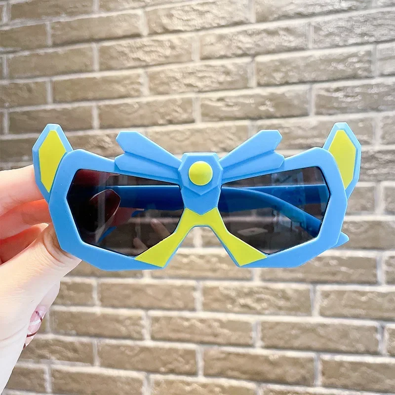 Children Cute Cartoon Personality SunglassesStreet Shooting UV400 Boys Outdoor Sun Protection Glasses Kid Classic Eyewear