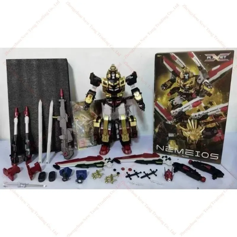 [EN STOCK] juguetes transformadores Planet X PX-C03 PXC03 IDW Rey León Pteroleones Star Saber figura de acción Robot con caja