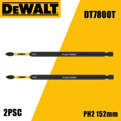DEWALT PH2 DT7800T Impact Drill Bits FLEX TORQ 152MM High Hardness Wear Resistance Woodworking Metal Screw Head