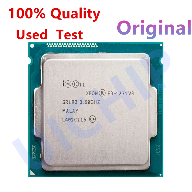 100% Original Xeon E3-1271 v3 E3 1271 v3 3.6GHz 4-Core cpu LGA 1150 processor