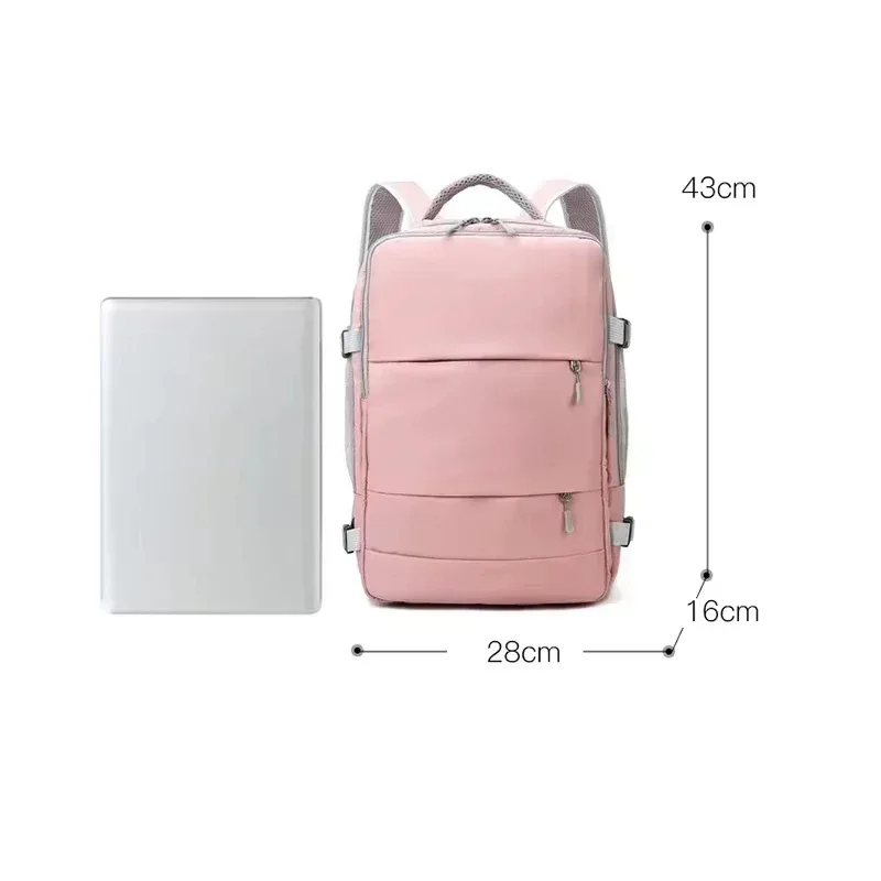 Multifunctional Travel Backpack For Women Trekking Mountaineering Bag USB Charging Port Waterproof Outdoor Sports Camping Bags