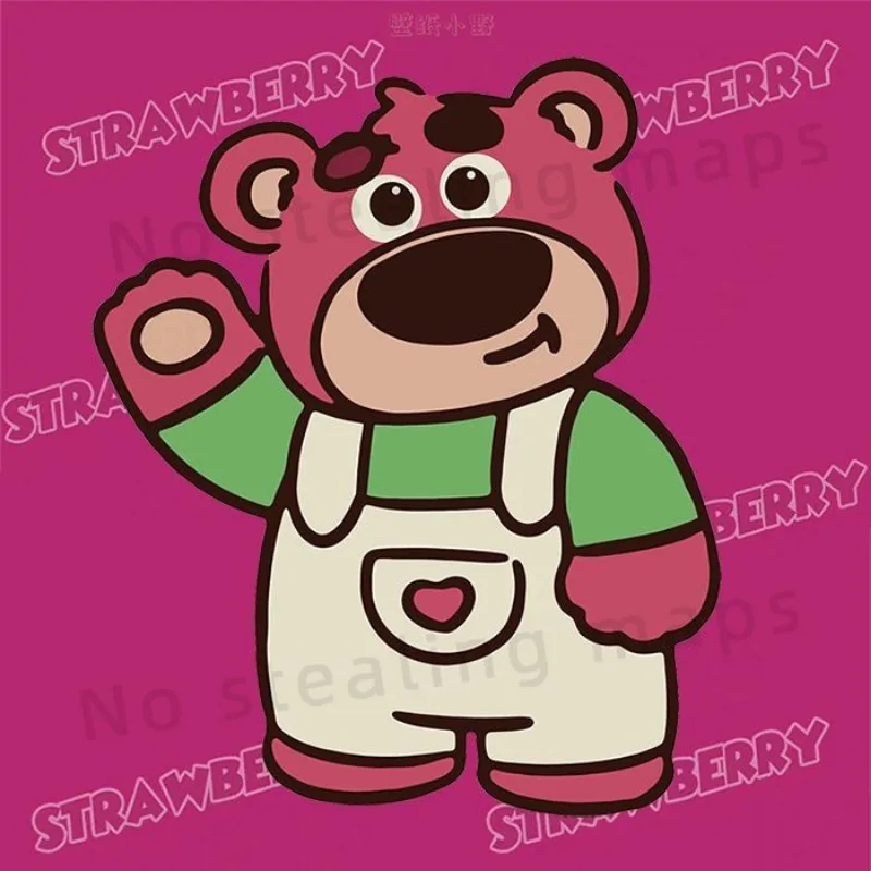 Cartoon Disney Lotso Stickers Decorative Electric Car Motorcycle Refrigerator Luggage Car Scratches Masking Stickers Wholesale