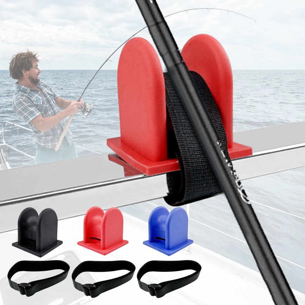 U-Shaped Fishing Rod Support Portable Fishing Feeder Pod Stand TPE Fishing Rod Stand for Kayak Fishing Boats