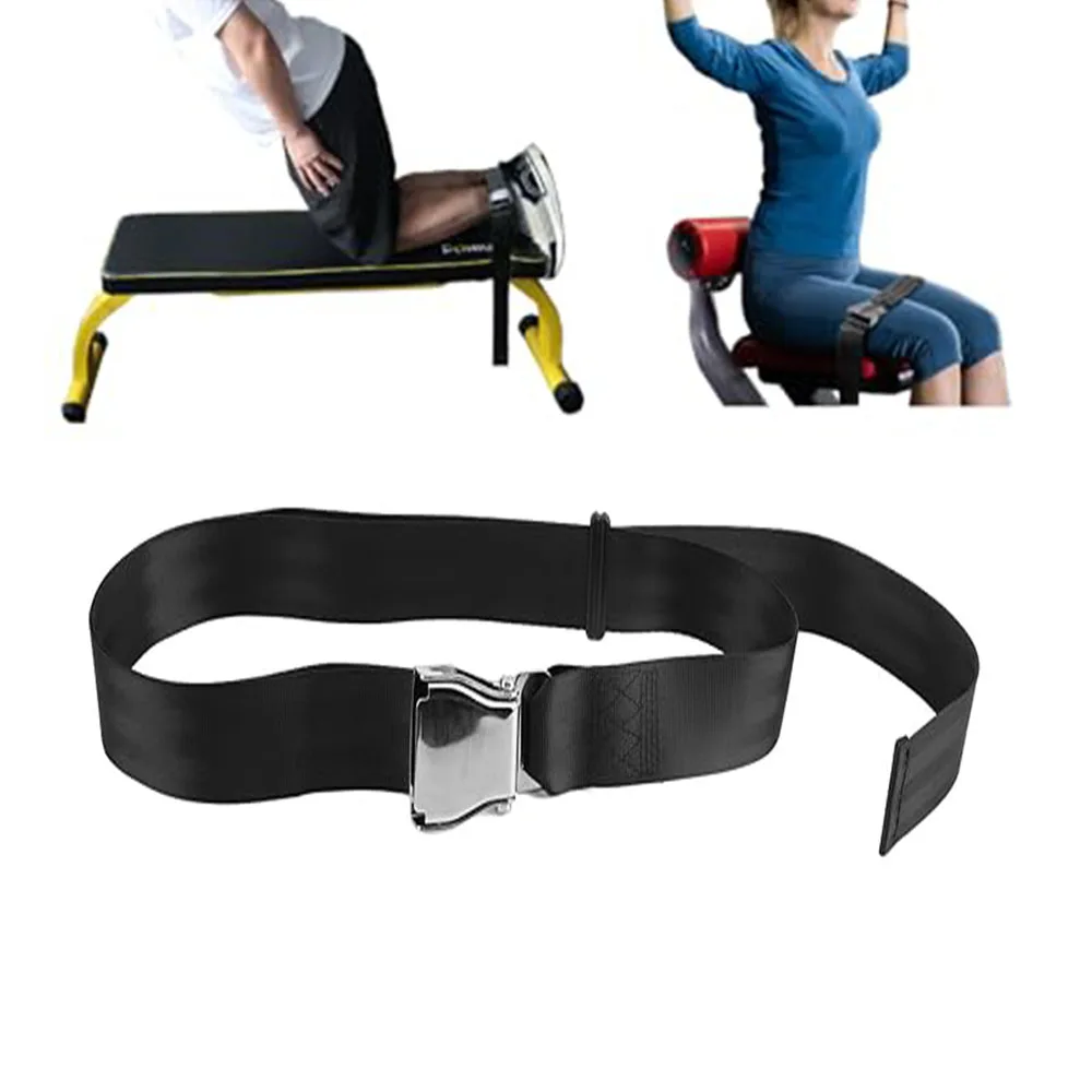 Nordic Hamstring Curl Strap with Quick-Release Buckle Leg Gym Seatbelt – Adjustable for Nordic Curls Beach Leg Extensions